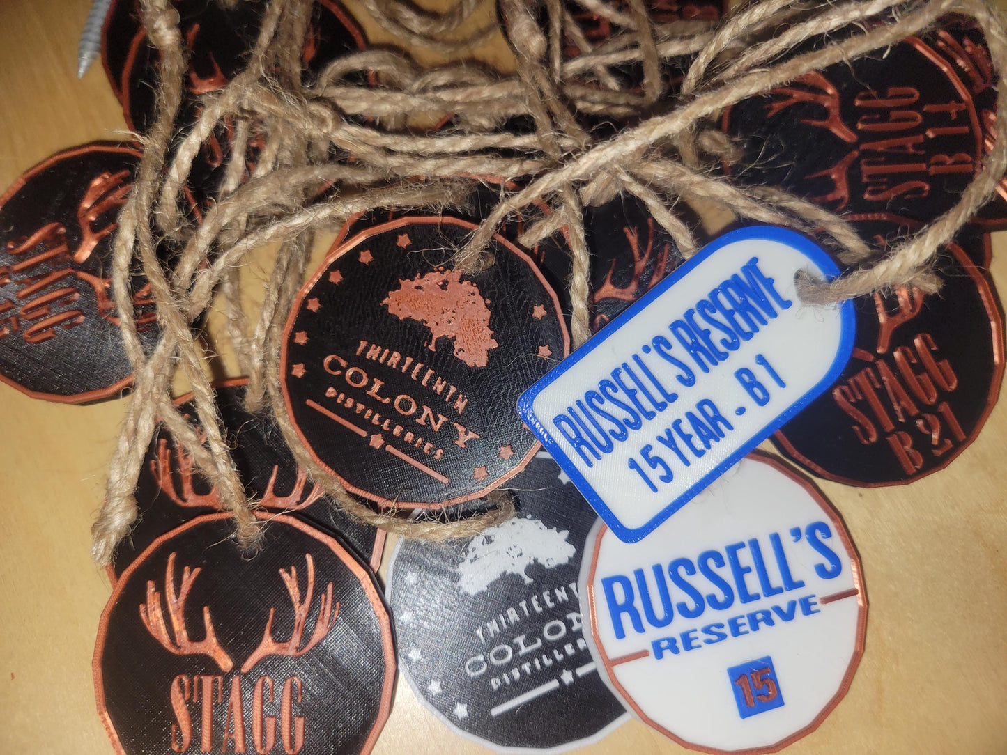 Maker's Mark Bottle Neck Tags