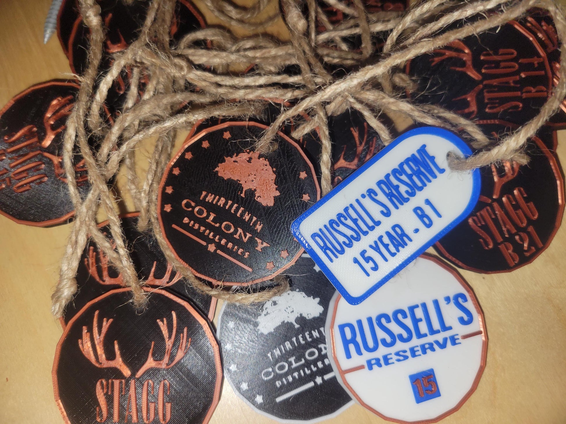 Maker's Mark Bottle Neck Tags