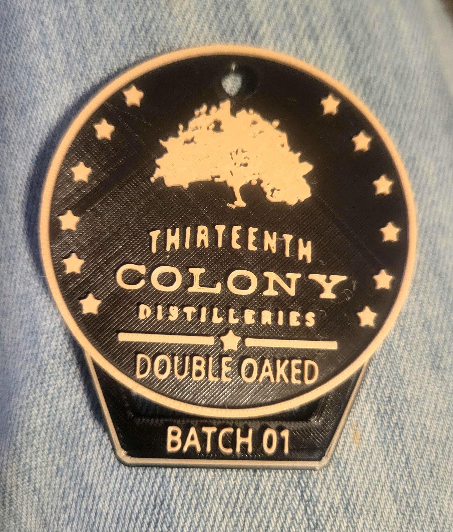 13th Colony Bottle Neck Tags