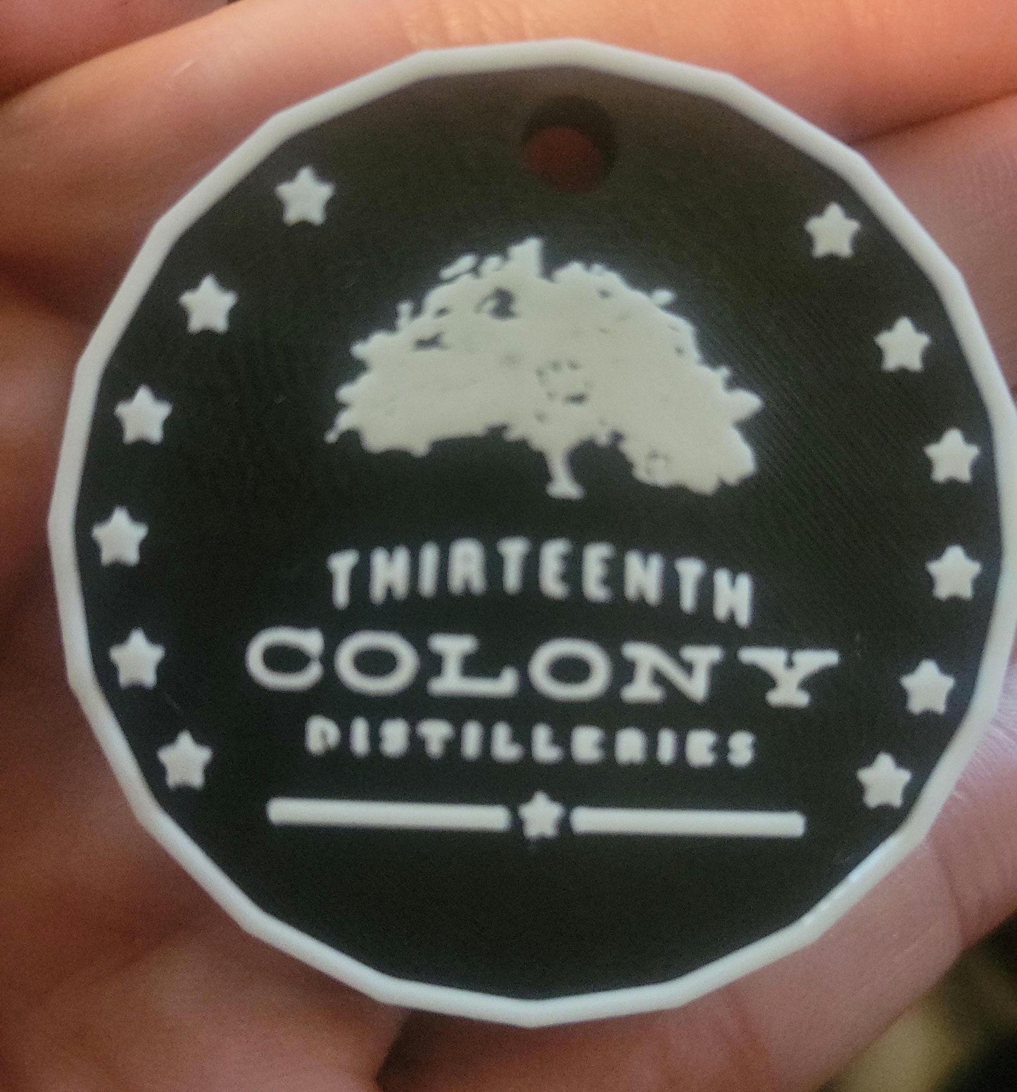 13th Colony Bottle Neck Tags